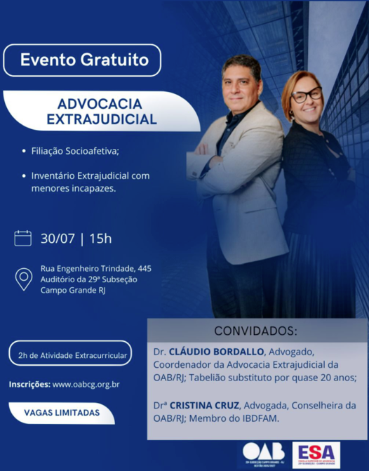 Dia 30/07 Evento da ESA Dia 30/07 Evento da ESA