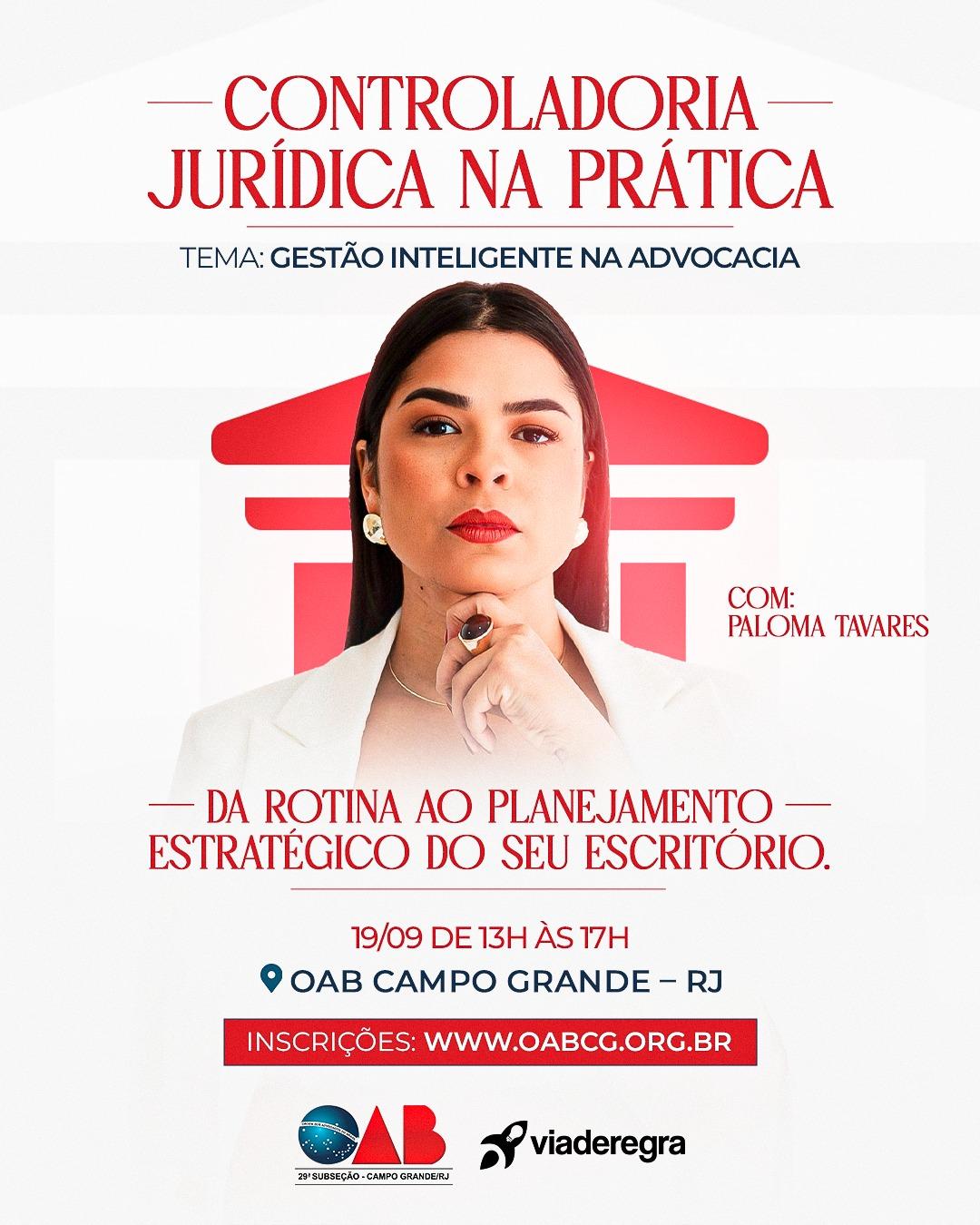Dia 19 de Setembro - Controladoria Jurídica na Prática Dia 19 de Setembro - Controladoria Jurídica na Prática