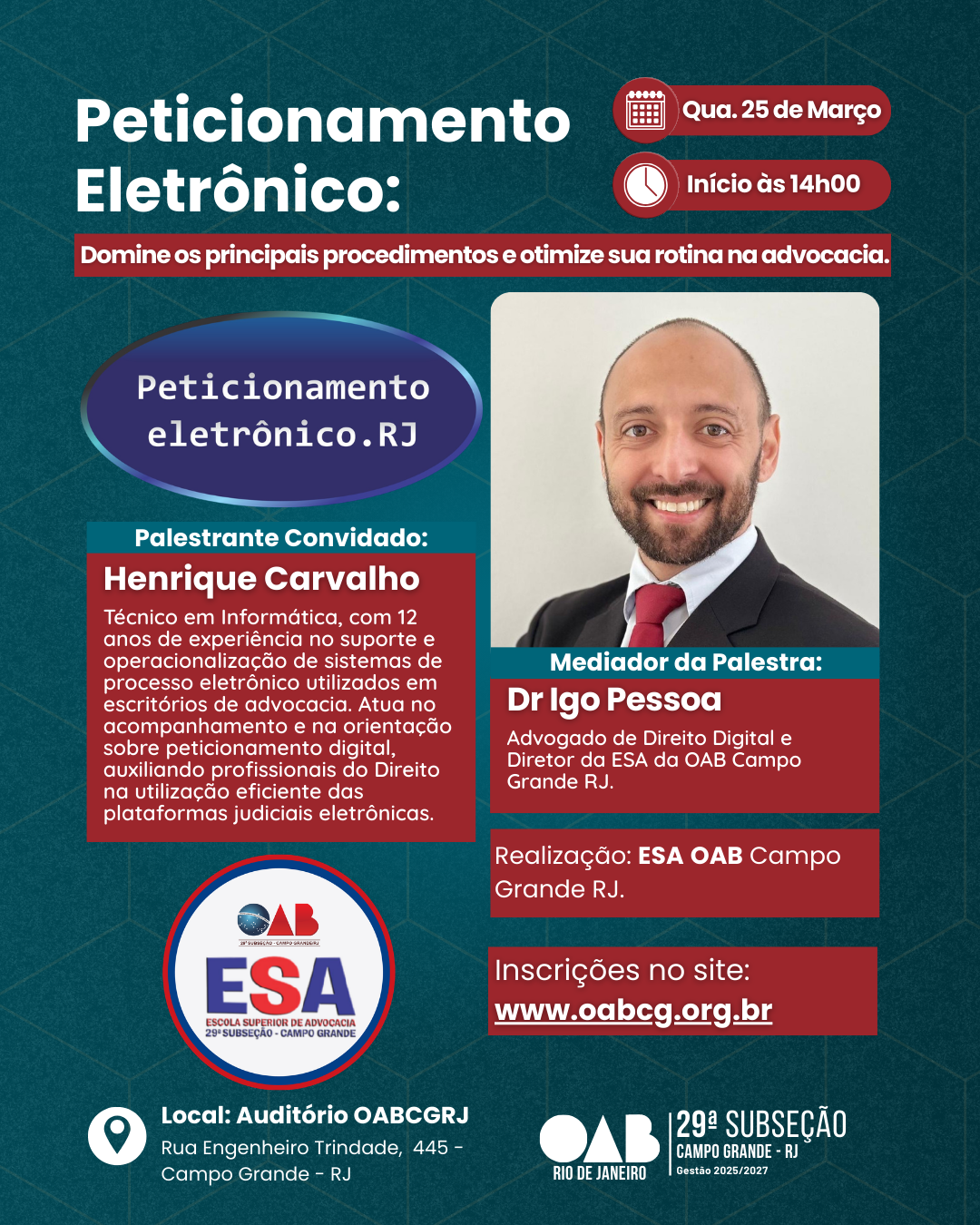 25/03 - Peticionamento Eletrônico