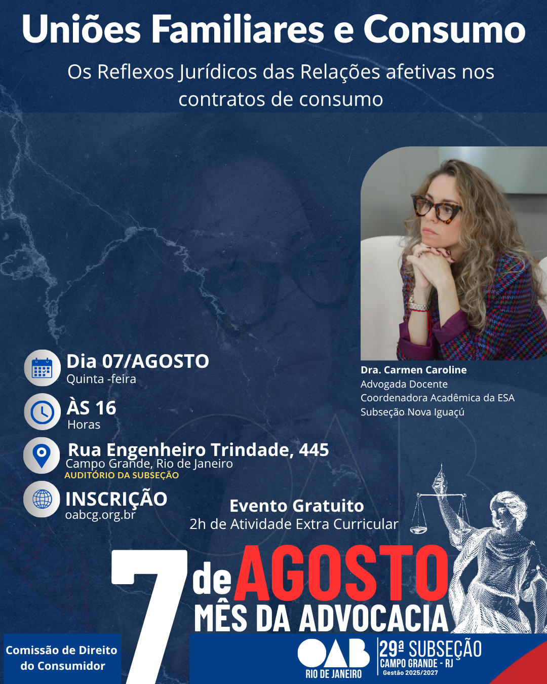 Dia 07/Agosto - Uniões Familiares e Consumo