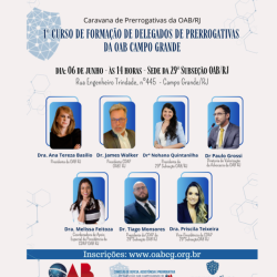 I CURSO DE FORMAÇÃO DE DELEGADOS DE PRERROGATIVAS