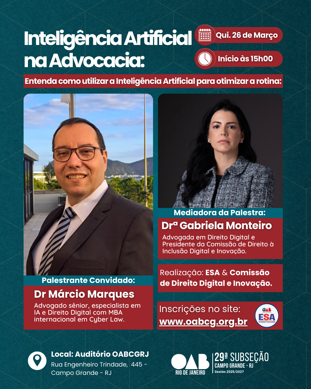 26/03 - Inteligência Artificial na Advocacia